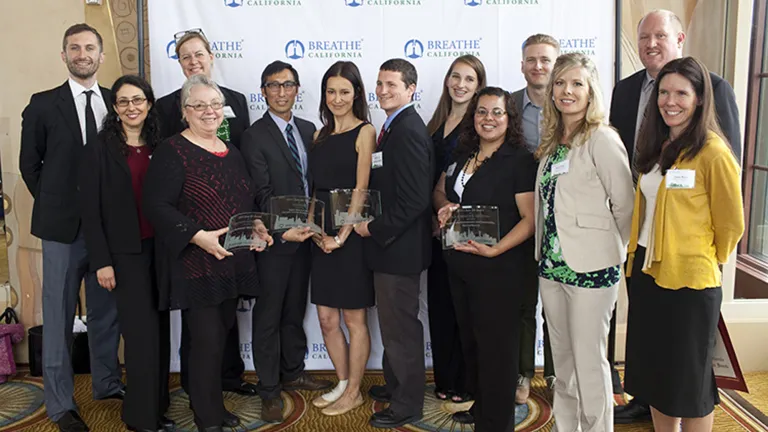 The YES Conference and Bay Area Bike Share were two of six winners of the 2014 BREATHE CA Clean Air Awards. 
