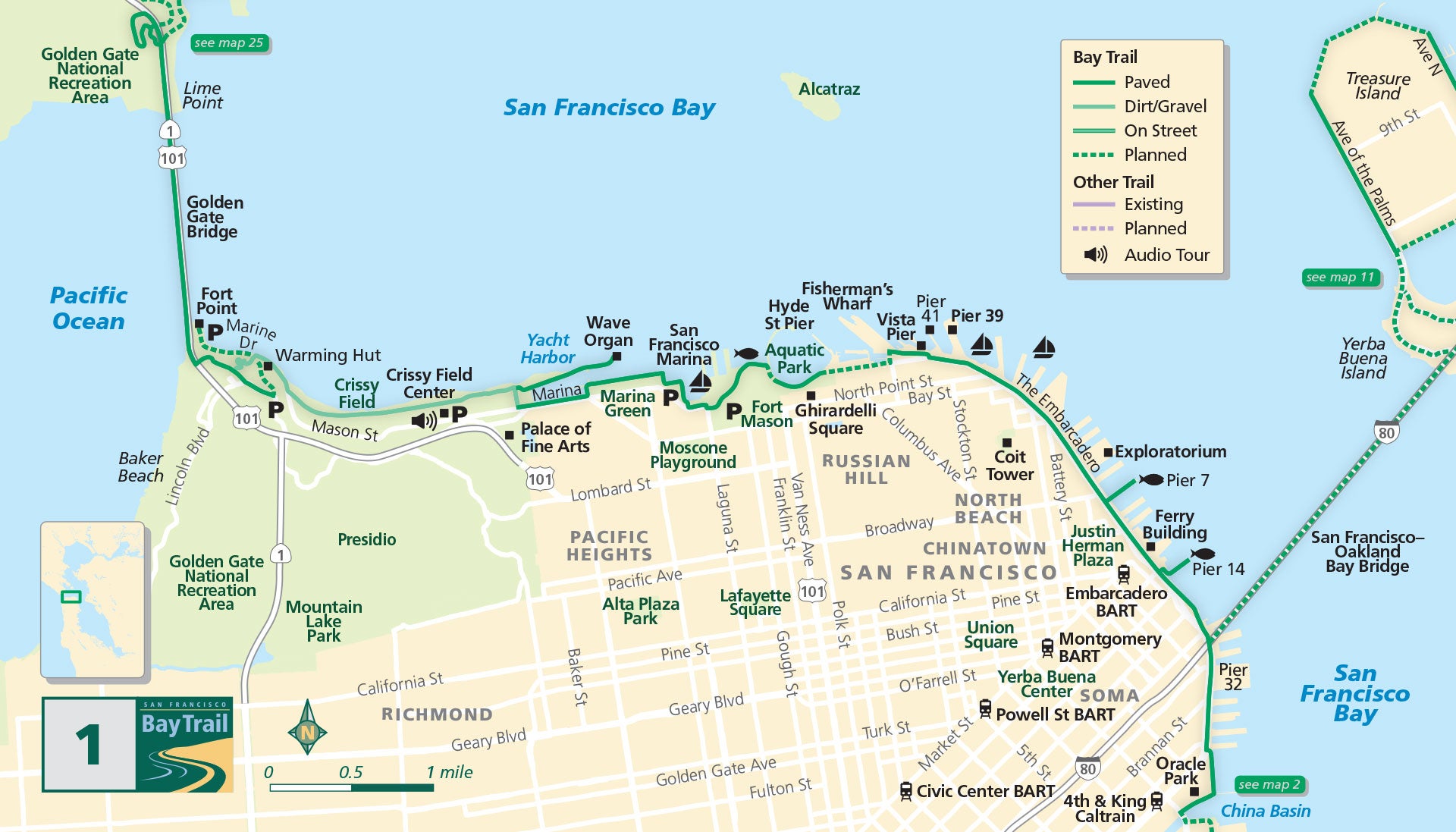 Bay Trail map 1