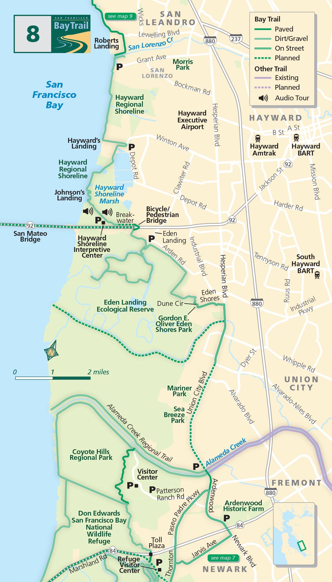 Bay Trail map 8