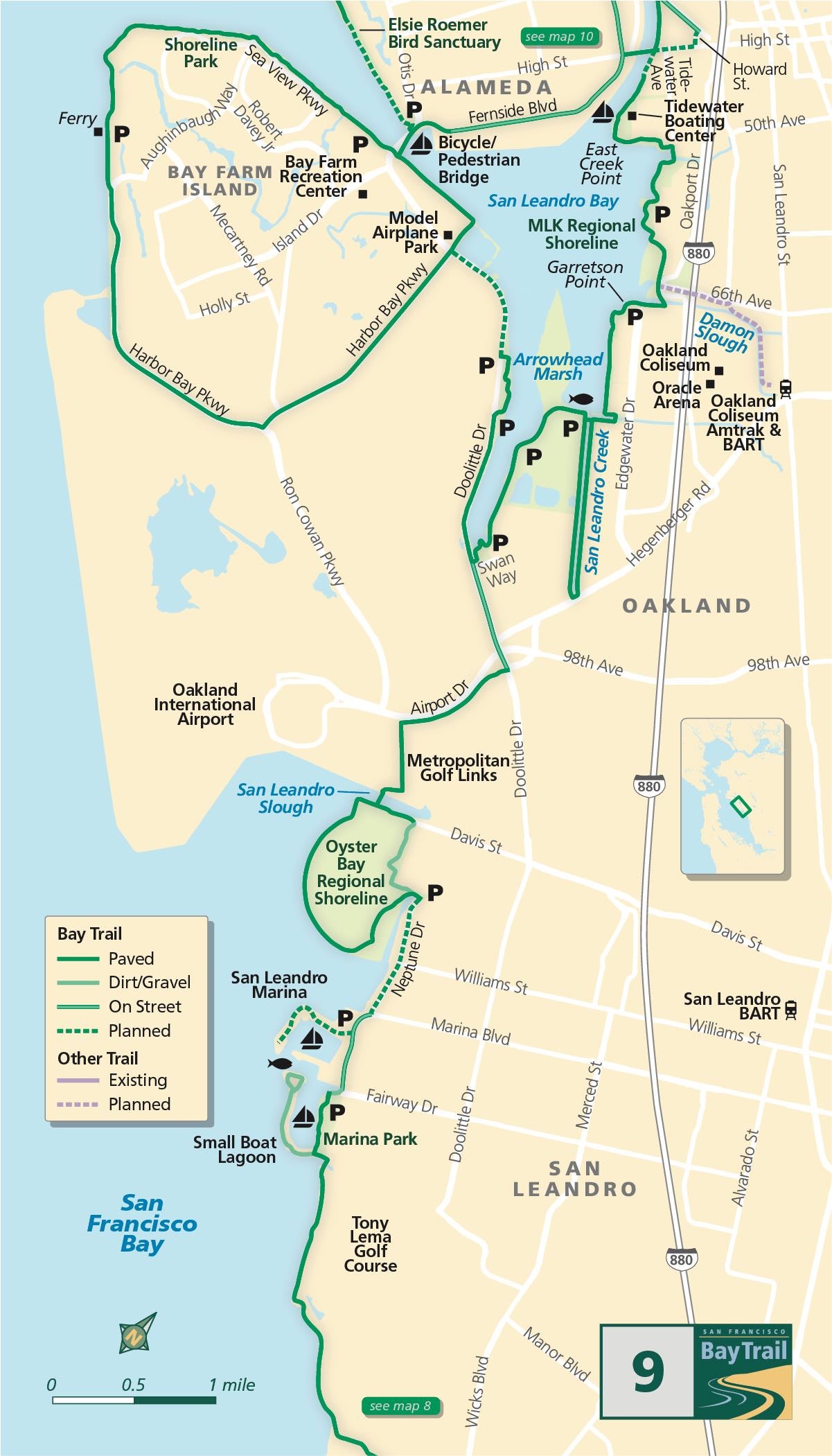 Bay Trail map 9
