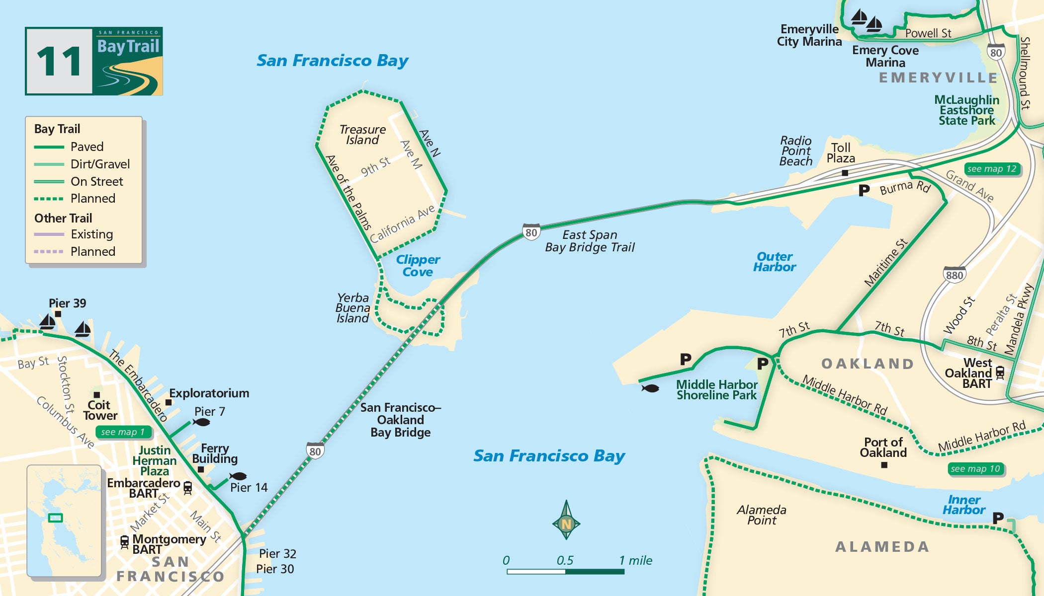 Bay Trail map 11