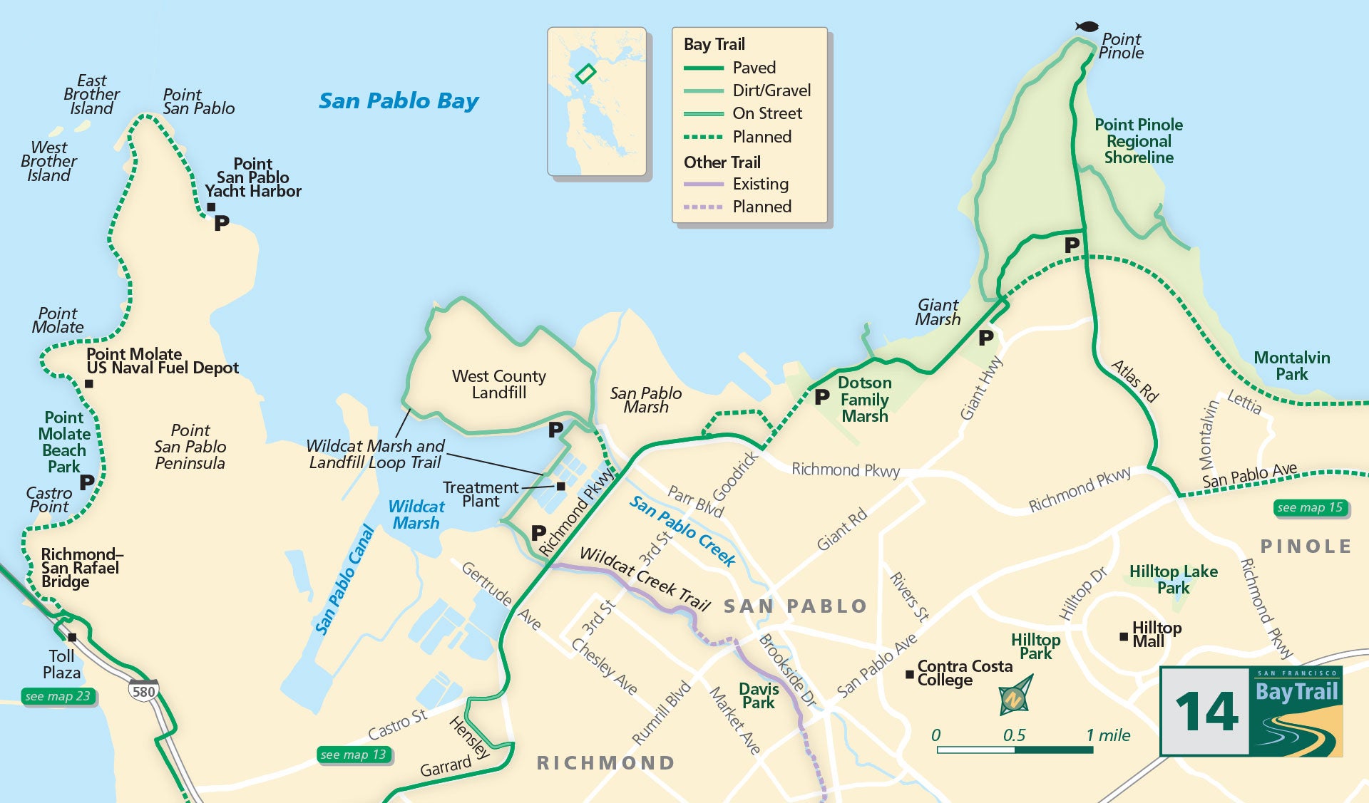 Bay Trail map 14