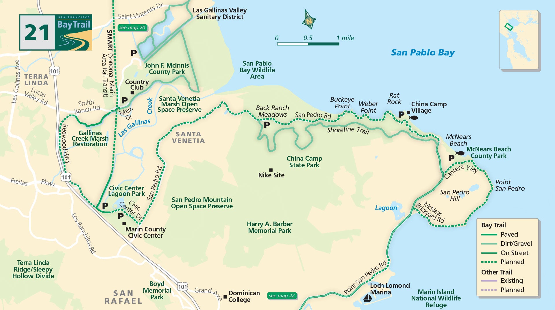 Bay Trail map 21