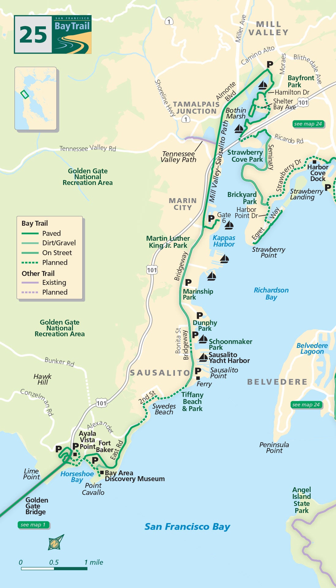 Bay Trail map 25