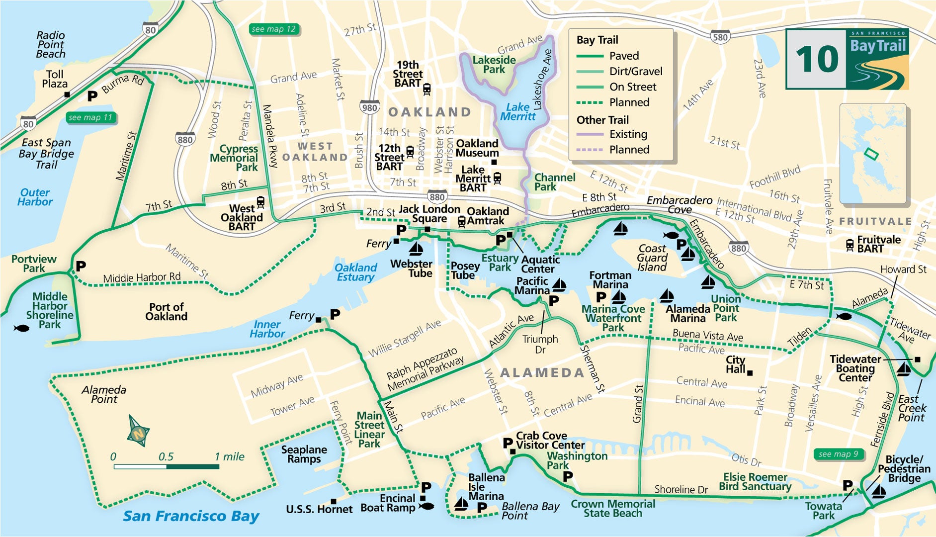 Bay Trail map 10