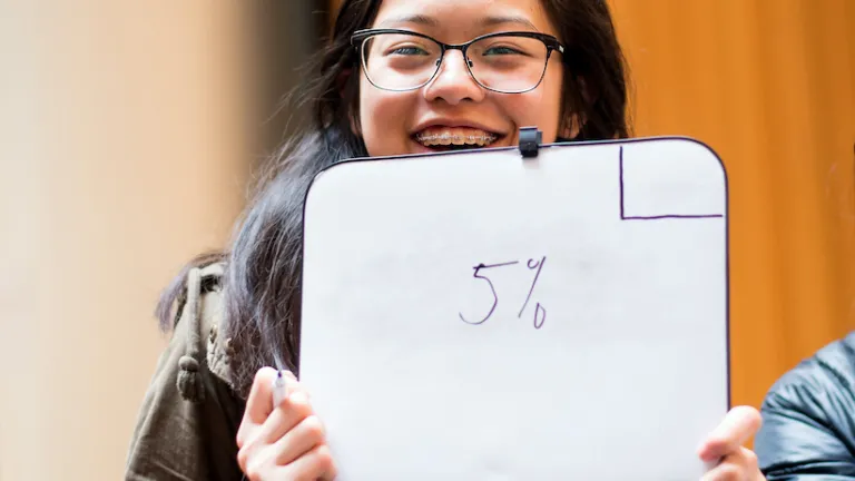 A student at the 2017 YES Conference
