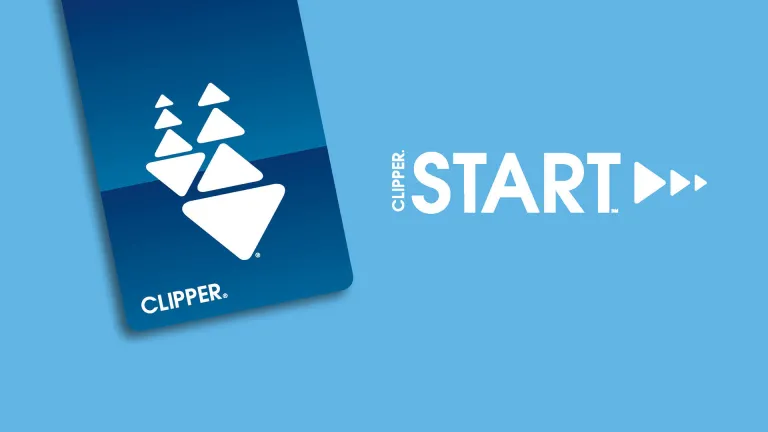 Clipper Card and Clipper START logo.