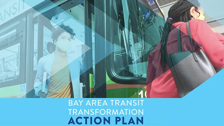 Cover of the Transit Transformation Action Plan report.