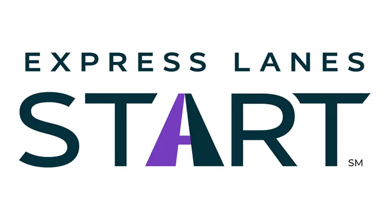 Express Lanes START logo.