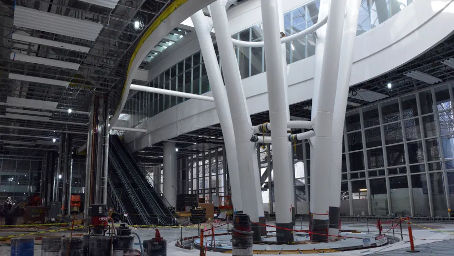 inside view of Transbay Terminal 