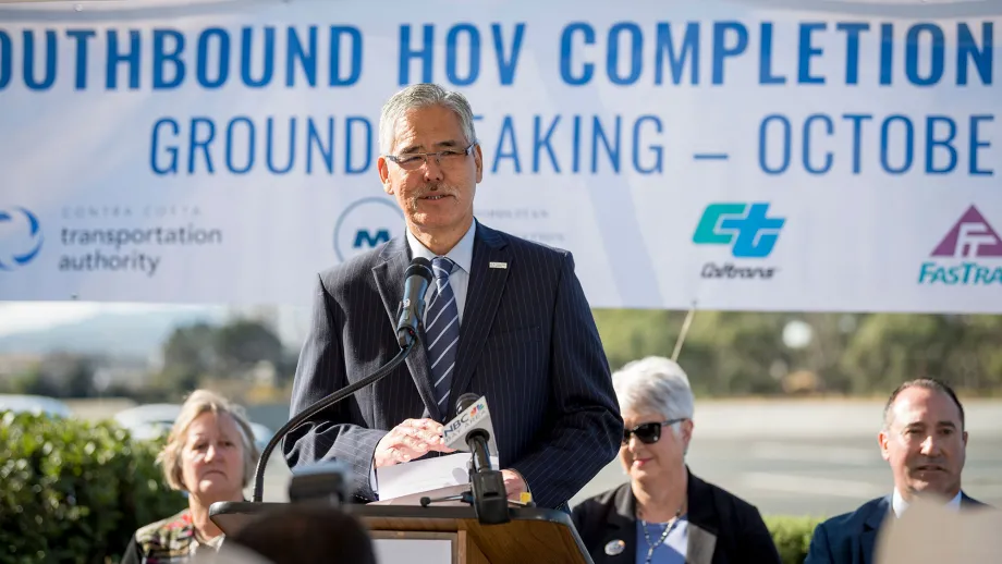 Groundbreaking for I-680 Southbound Express Lanes