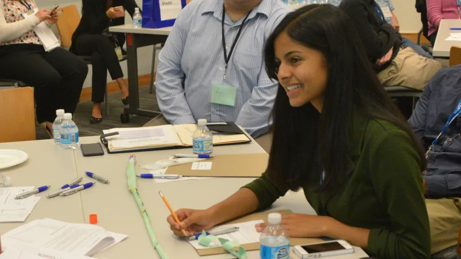 Intern Violet Simarkar from San Jose will be working at the Santa Clara Valley Transportation Authority this summer.