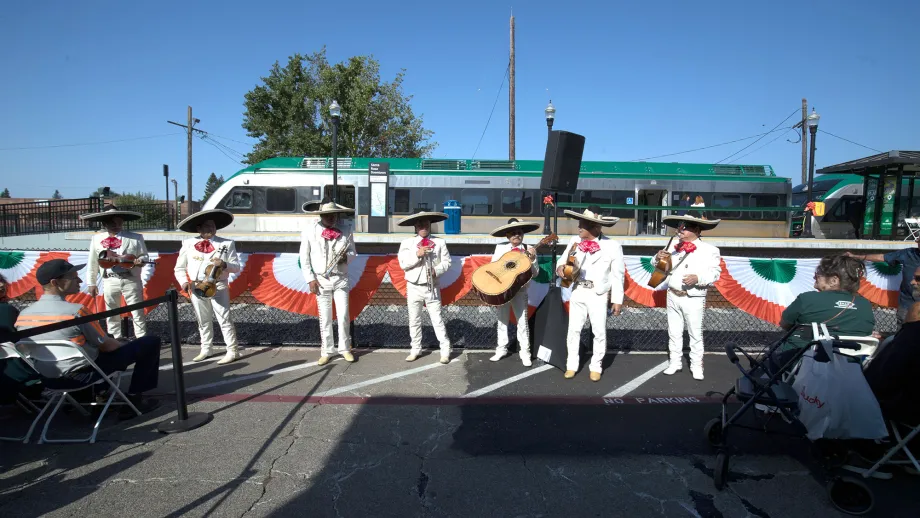 mariachi band plays