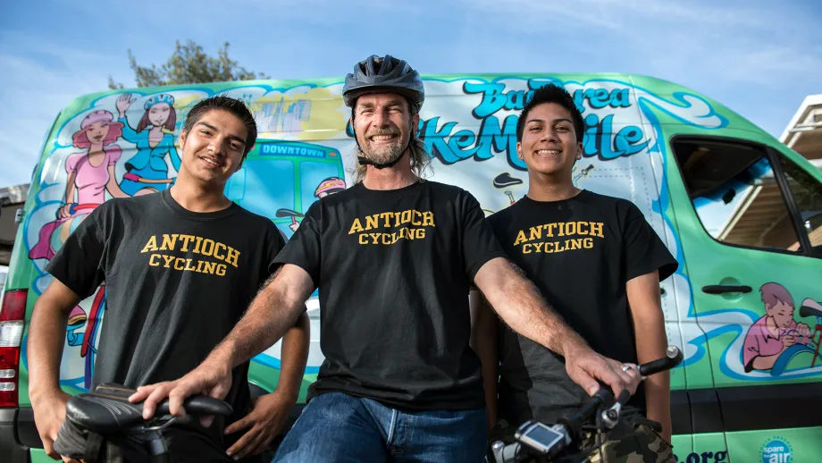 Bay Area BikeMobile at Antioch High School