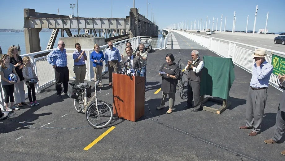 San Francisco-Oakland Bay Bridge bicycle/pedestrian path