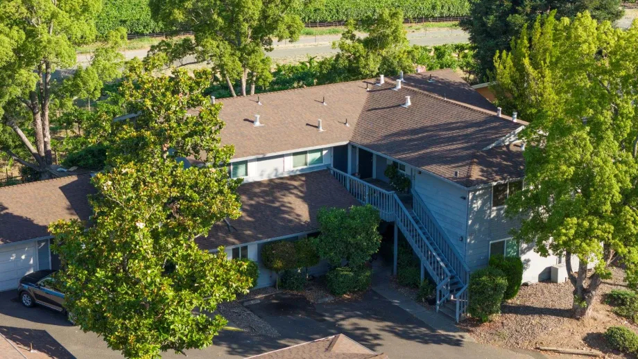 View of the Monte Vista apartments in St. Helena