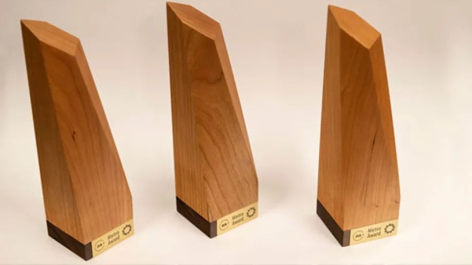Bay Area Metro Award Trophies